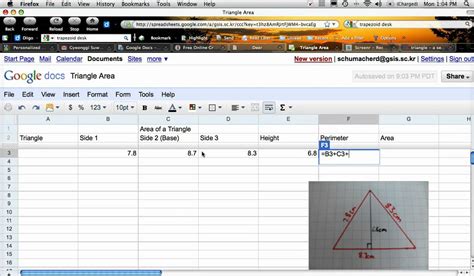 Using borders to create a triangle in Google Spreadsheet