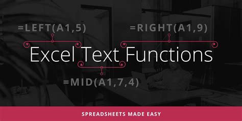 Spreadsheets Text Functions