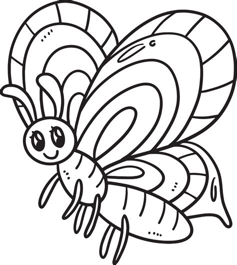 Spring butterfly coloring pages