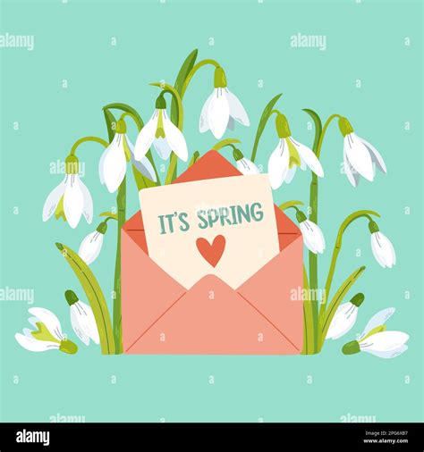 Spring Envelope Template