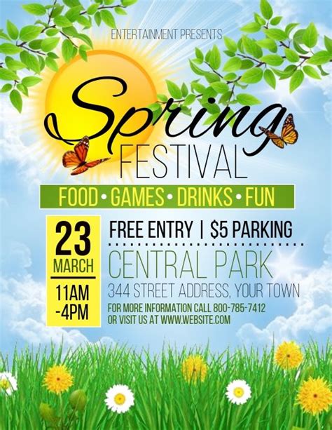 Spring Event Flyers