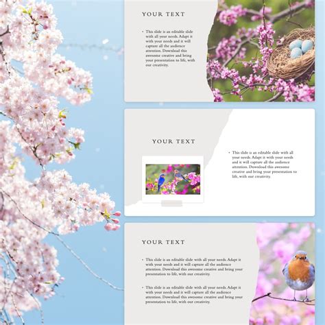 Spring Florals PowerPoint Template