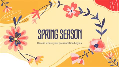 Spring Google Slides Template Example 1