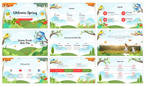 Spring Google Slides Template Example 3