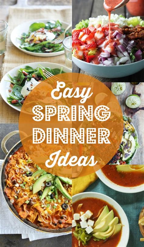 Spring-Inspired Lunch Menu