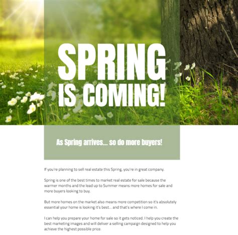 Spring Real Estate Flyer Template