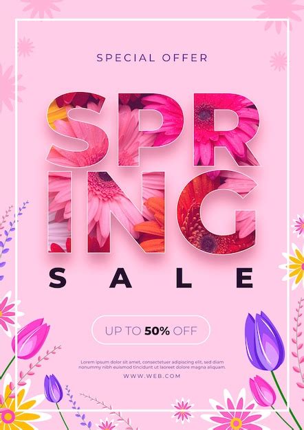 Spring Sale Flyer Template