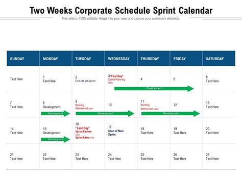 Sprint Calendar Template Download