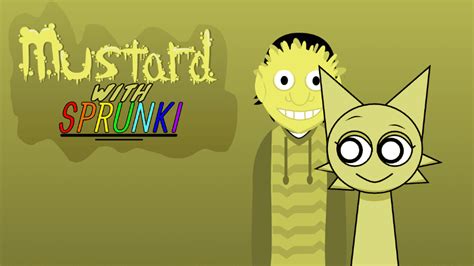 Sprunki Mustard Mod bottle and ingredients