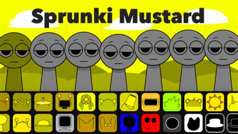 Sprunki Yellow Mustard Variations