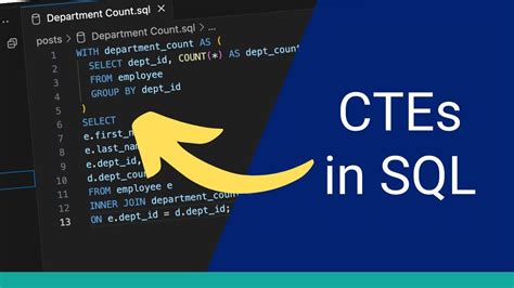 Using CTEs in SQL