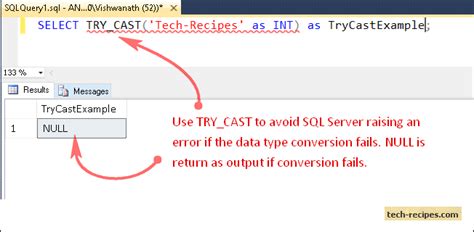 SQL TRY_CAST Function