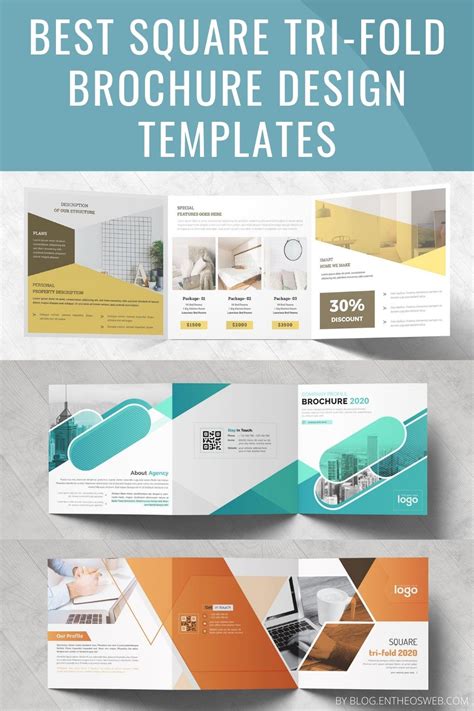 Square Trifold Brochure Template 2