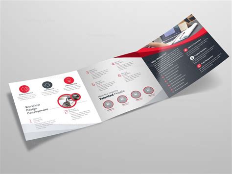 Square Trifold Brochure Template 8