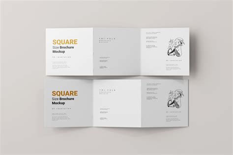 Square Trifold Brochure Template 9