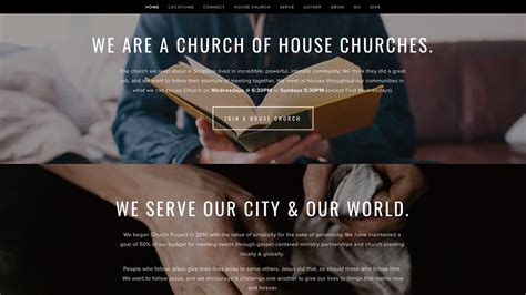 Squarespace Church Website