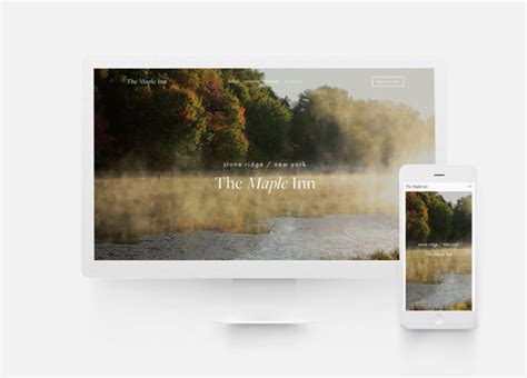 Maple Squarespace template