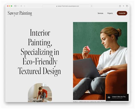 Sawyer Squarespace template