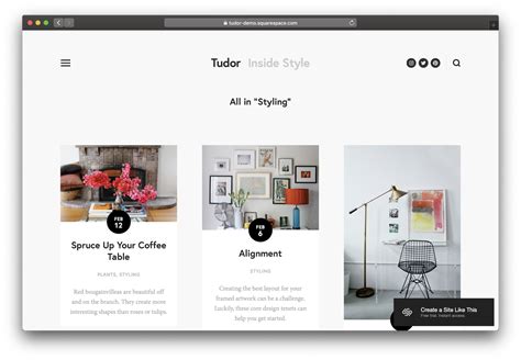 Squarespace Template Another Example 1