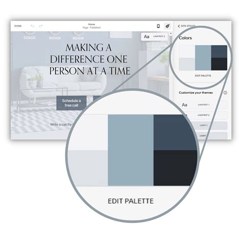 Squarespace template colors example 4