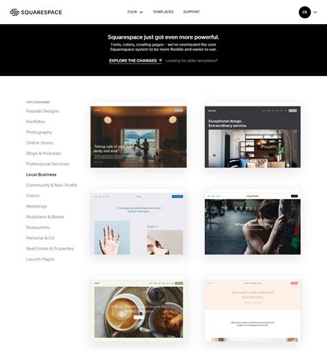 Squarespace Template Customer Review 1