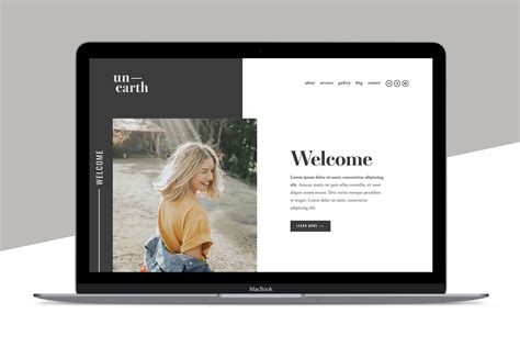 Squarespace Template Design 10