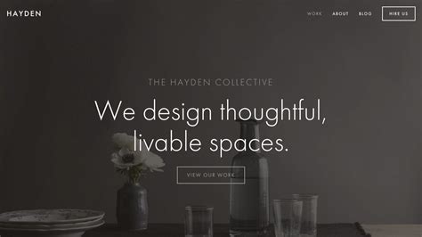 Squarespace Template Hayden