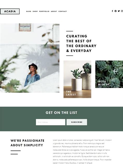 Squarespace template integrations example 8