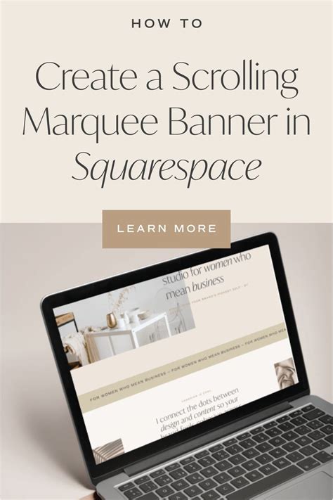 Squarespace Template Marquee