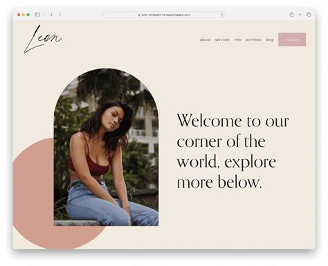 Squarespace Video Portfolio Template Design