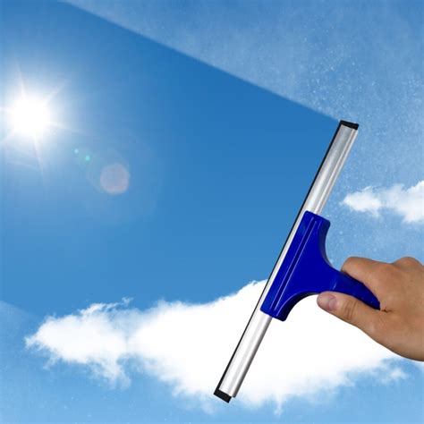 Squeegee window cleaning business card template