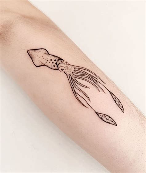 Squid Ink Tattoo Design