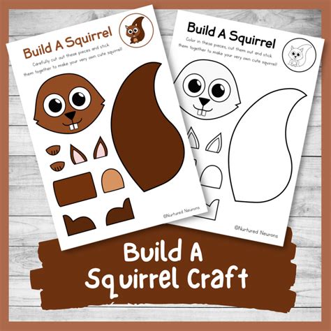 Squirrel crafts