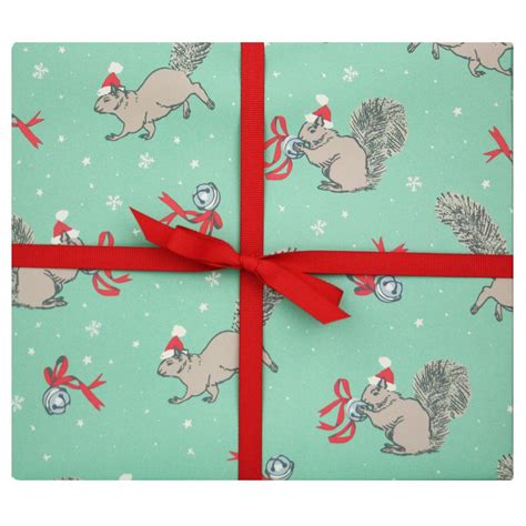 Squirrel gift wraps