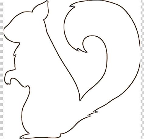 Squirrel Tail Template