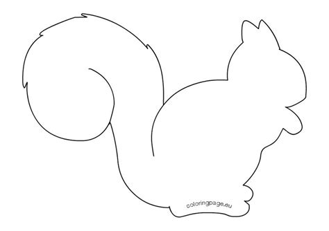 Squirrel Templates for Printing