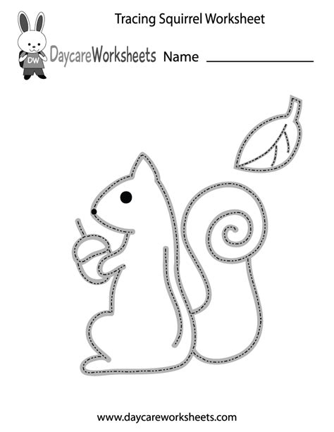 Squirrel Worksheets