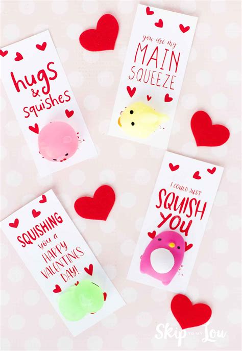 Squishy Valentine's Day cards for couples