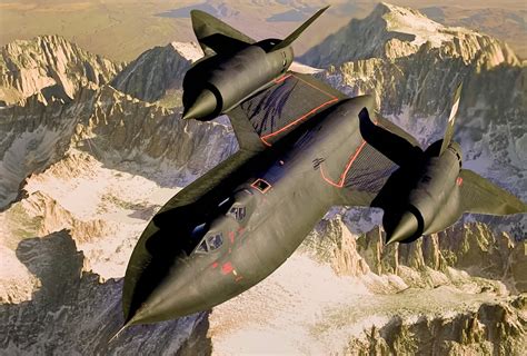 SR-71 Blackbird in flight