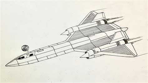 SR-71 Blackbird design sketch