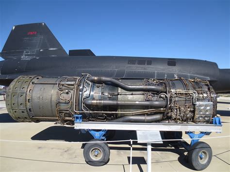 The engine of an SR-71 Blackbird