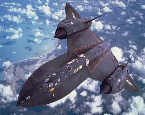 SR-71 Blackbird on the ground