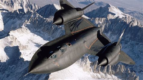 A historic photo of an SR-71 Blackbird