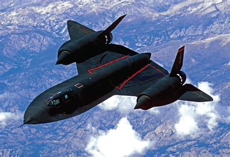 SR-71 Blackbird in action