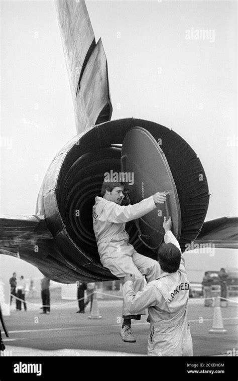 Maintenance being performed on an SR-71 Blackbird