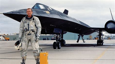 An SR-71 Blackbird pilot