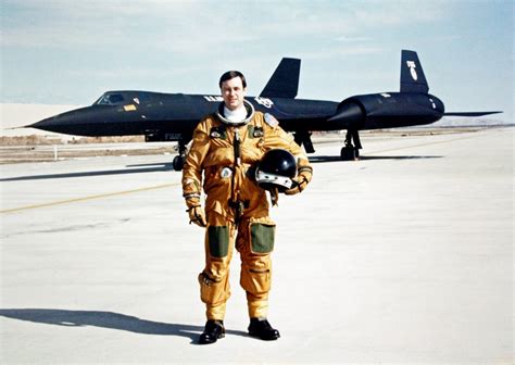 SR-71 in flight over the desert