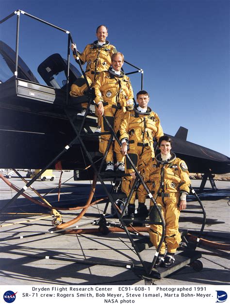 SR-71 pilots in flight suits