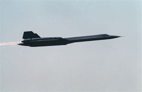 SR-71 Blackbird in flight