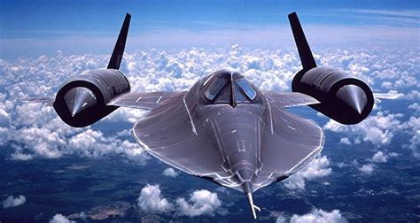 SR-71 Blackbird in flight